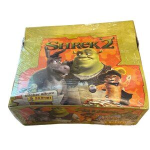 Shrek 2 Panini Sticker Album 48 Packets Collectible Movie Memorabilia Sealed